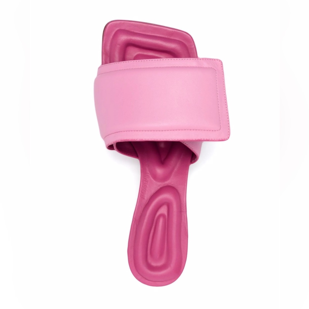 Jacquemus Pink Les Mules Piscine Sandals